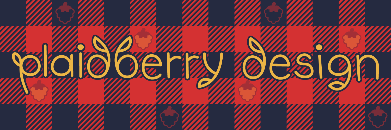 🍓💛🏳️‍🌈 Plaidberry Design 🍓💛🏳️‍🌈 banner