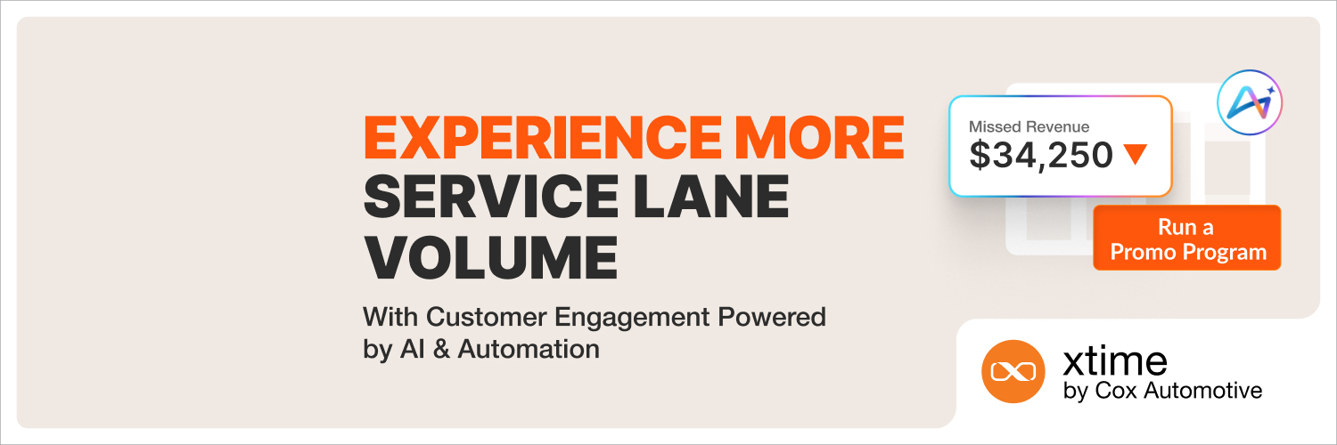 Xtime by Cox Automotive banner