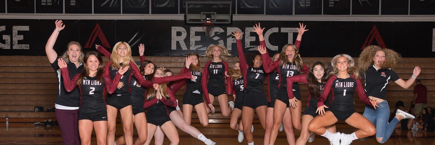 Red Mtn Girls Volleyball banner