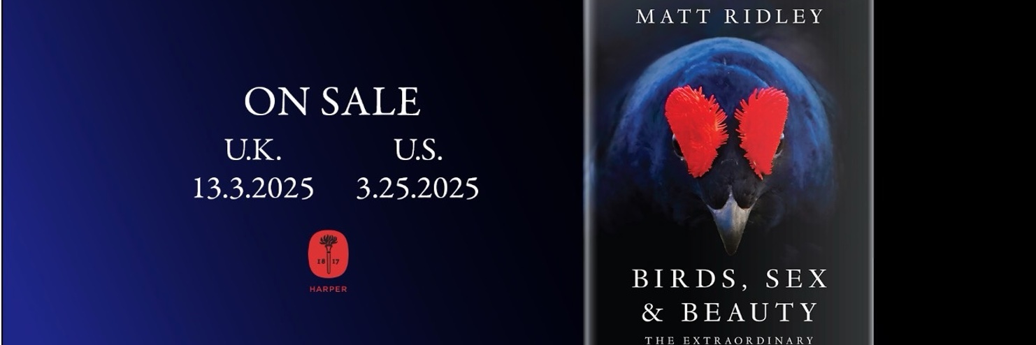 Matt Ridley's banner