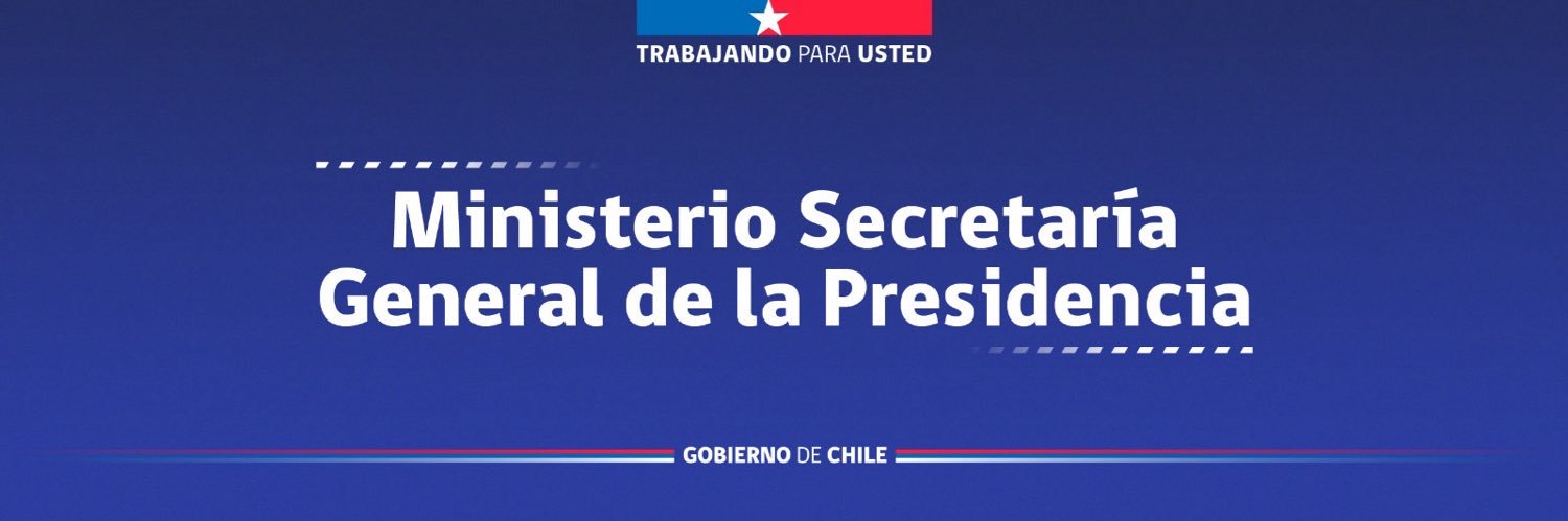 Ministerio Secretaría General de la Presidencia banner
