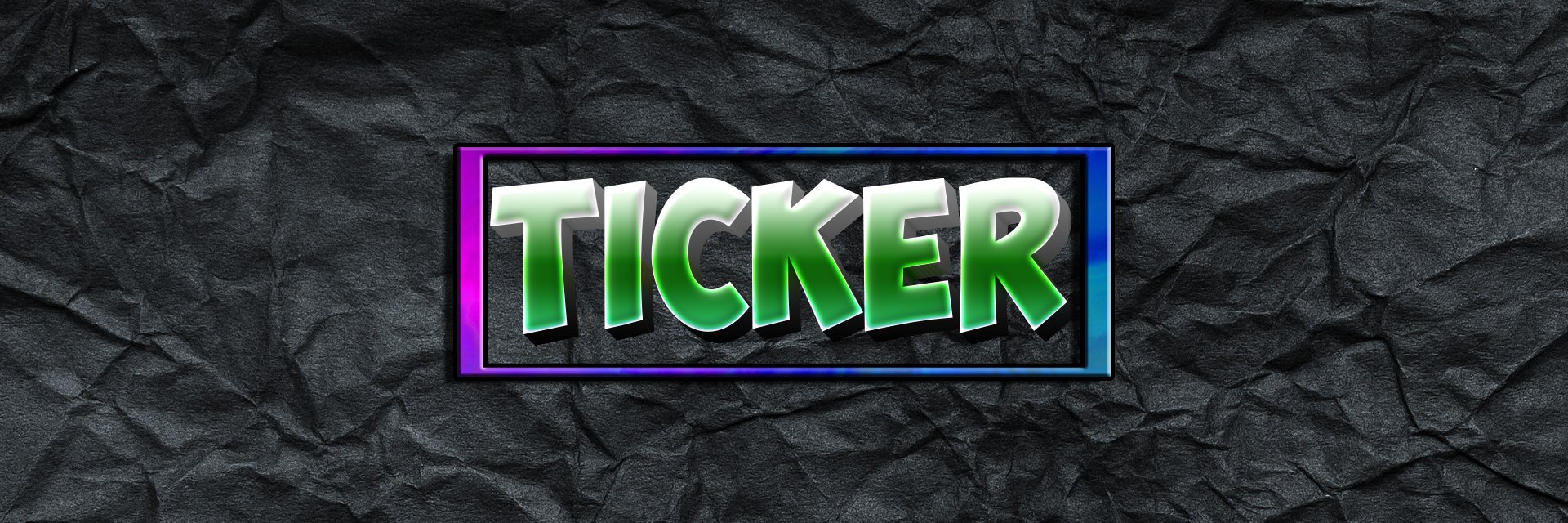 1ticker's profile banner image