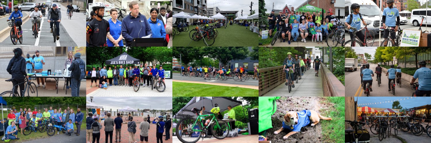 Bike to Work MD banner