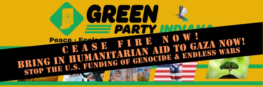 Indiana Green Party banner