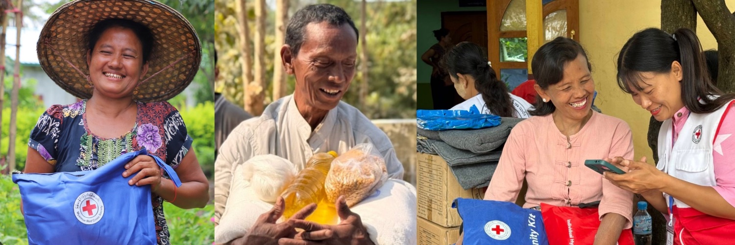 Myanmar Red Cross banner