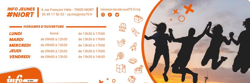 Info Jeunes Niort - Centre Information Jeunesse banner