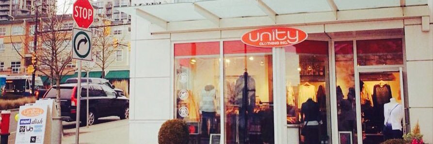 Unity Clothing Inc. banner