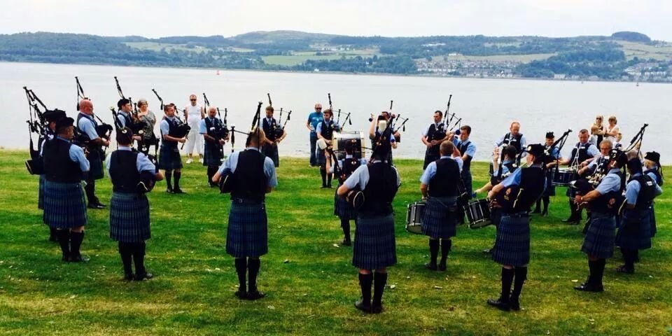 RBA Pipe Band banner