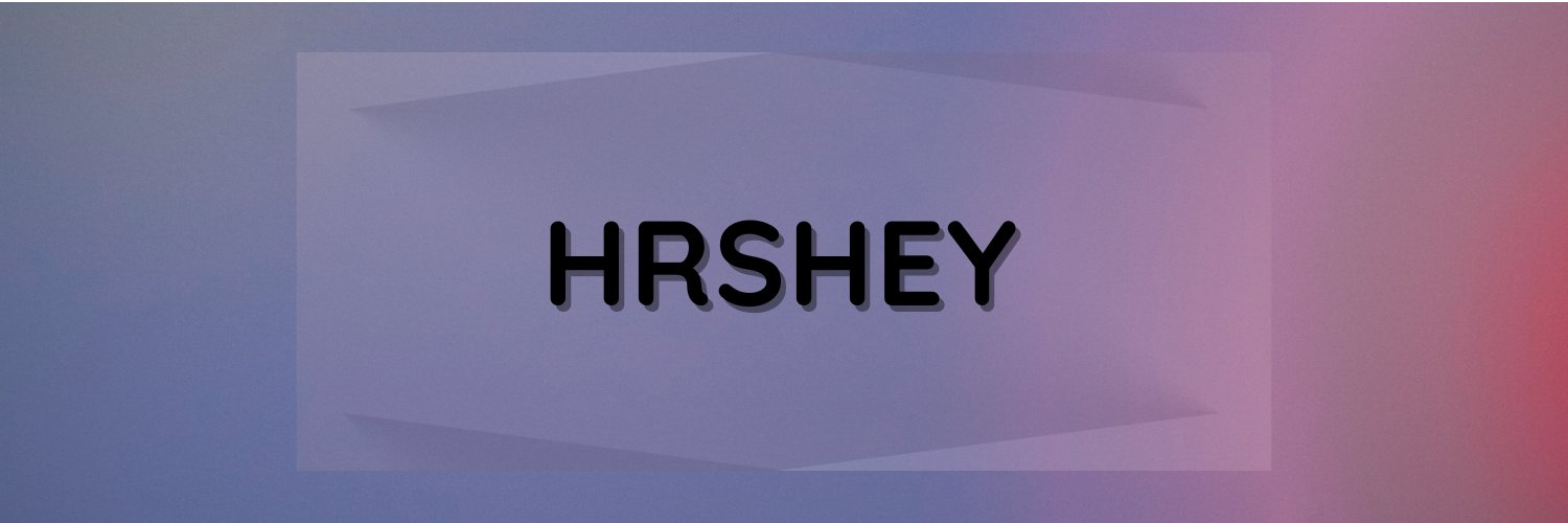 hrshey's profile banner image