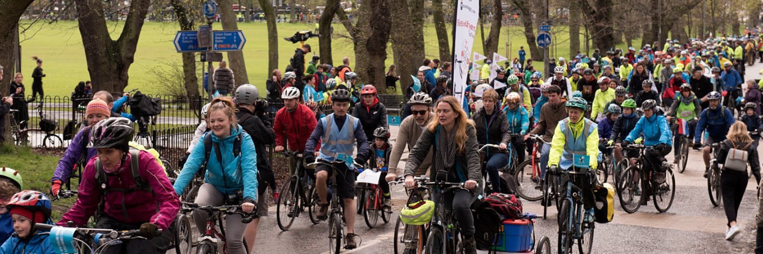 Pedal On Parliament banner