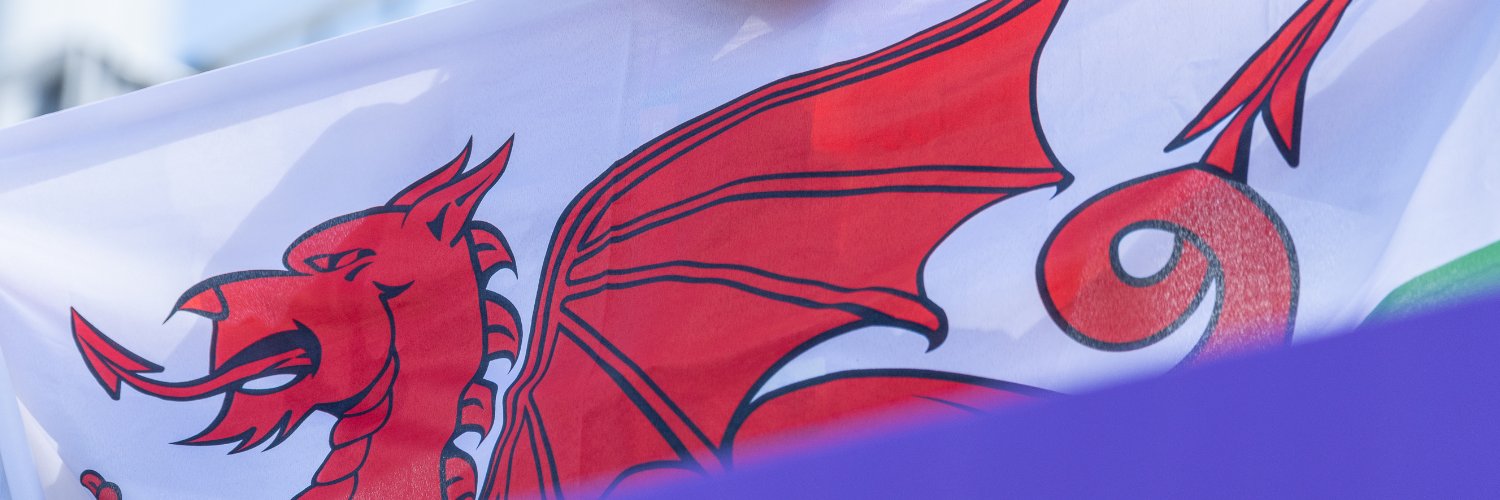 Hoci Cymru's banner