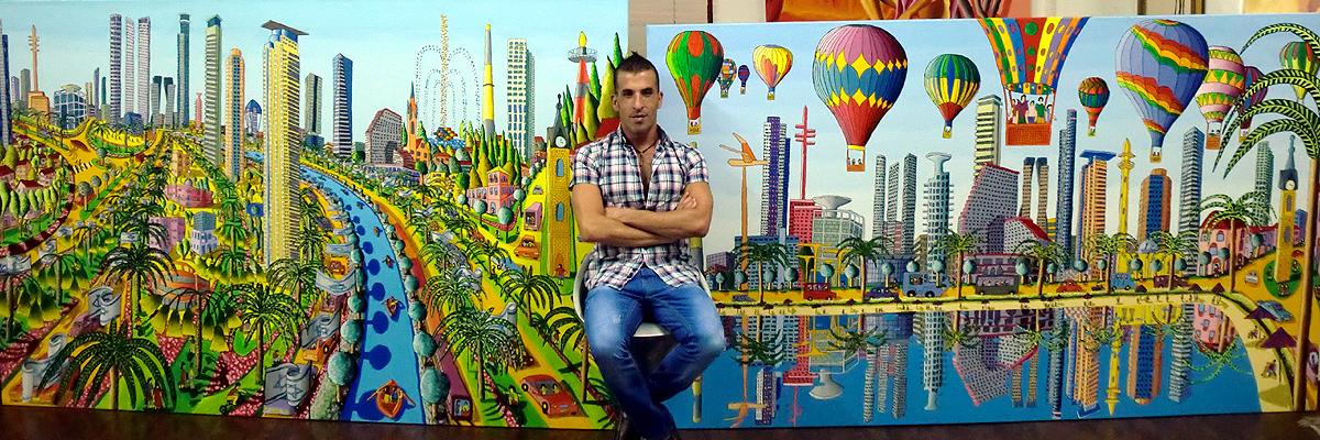 Raphael Perez Israeli Artist banner
