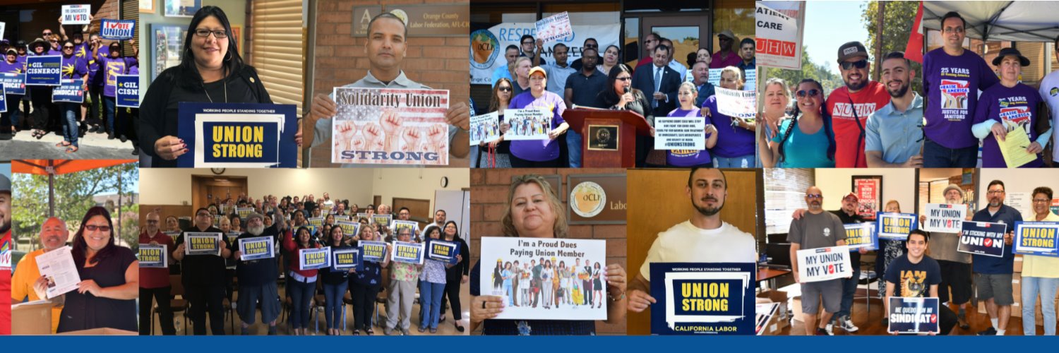 OC Labor Federation banner