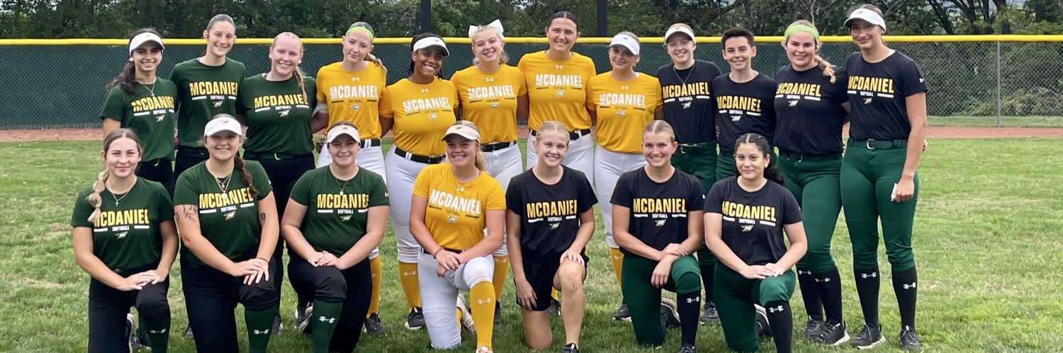 McDaniel College Softball banner