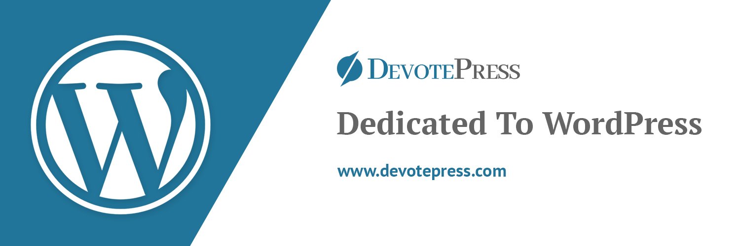 devotepress's profile banner image