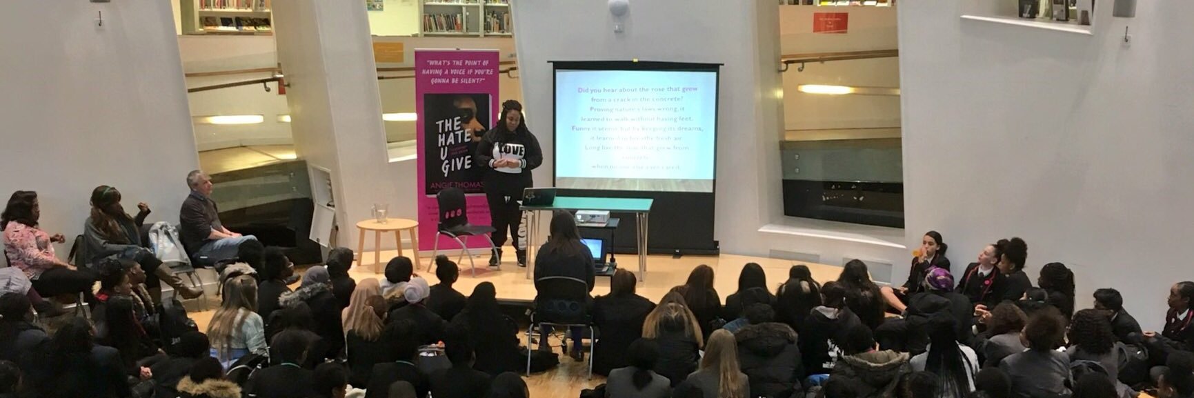 Clapham Library banner