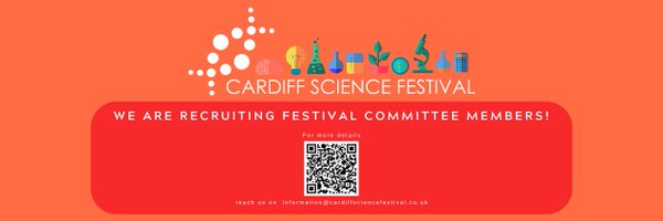 Cardiff Science Festival Profile Banner