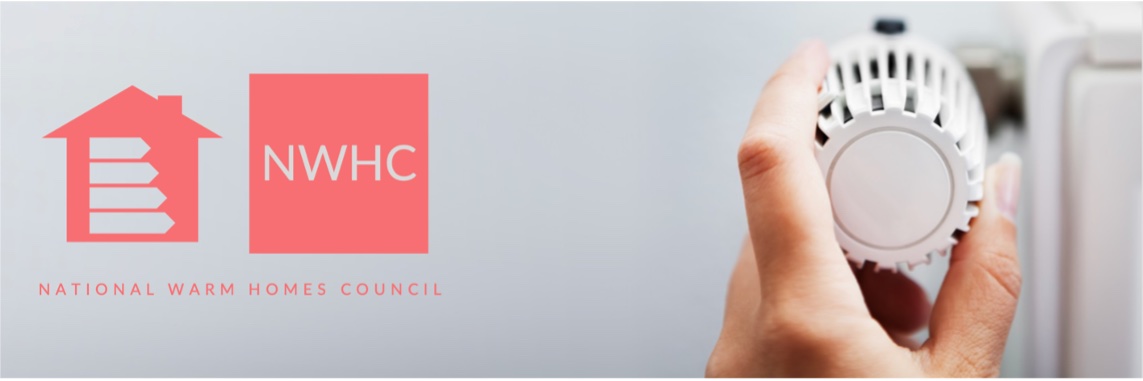 National Warm Homes Council's banner