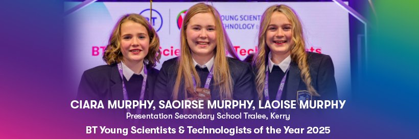 BT Young Scientist's banner