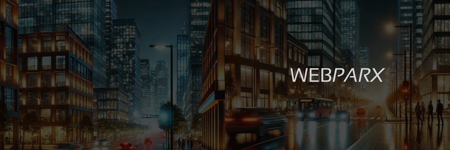 webparx's profile banner image