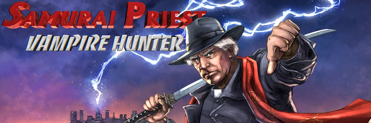 Mark Terry - Samurai Priest Vampire Hunter banner
