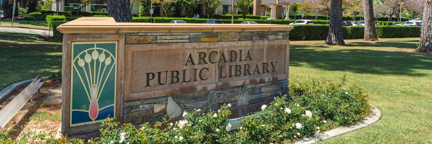 Arcadia Public Library banner