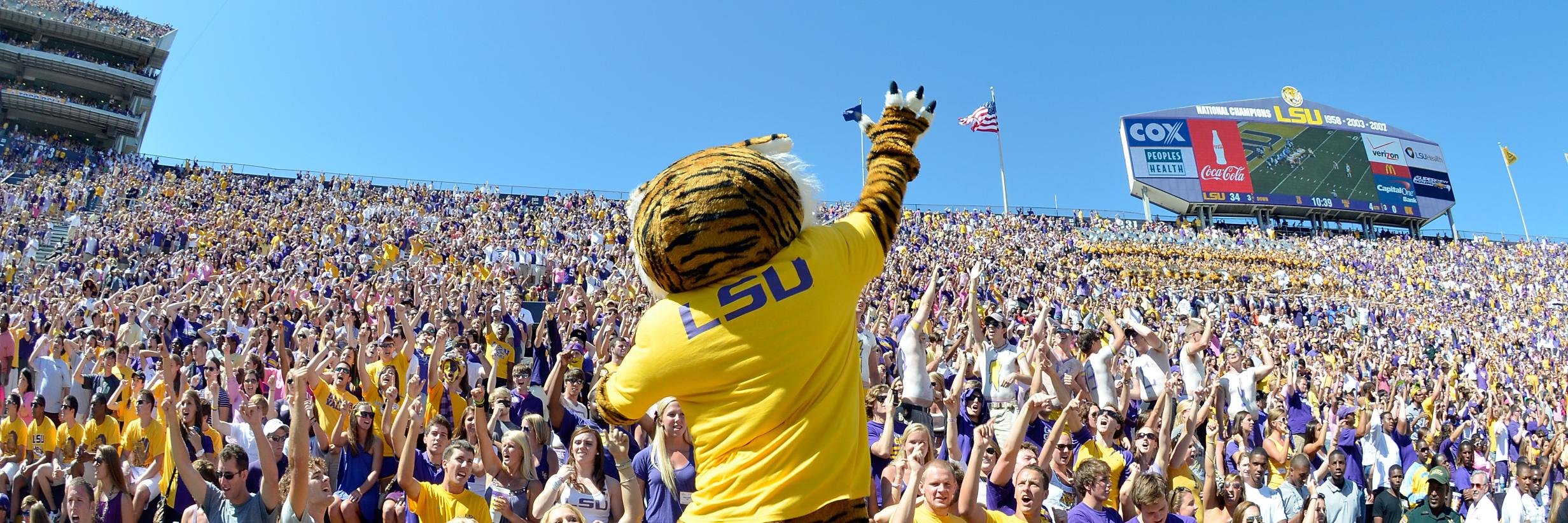 LSU Tigers On SI banner