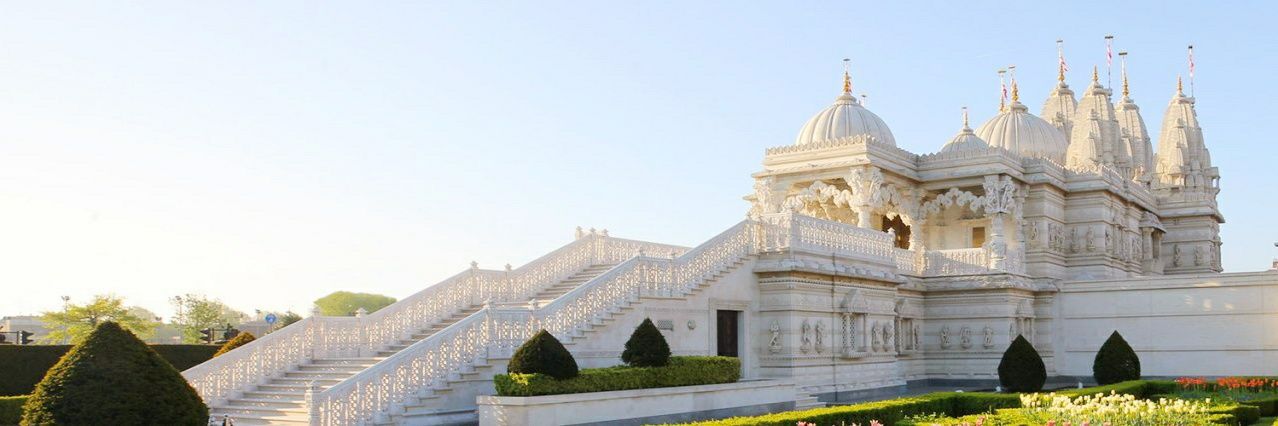 Neasden Temple banner