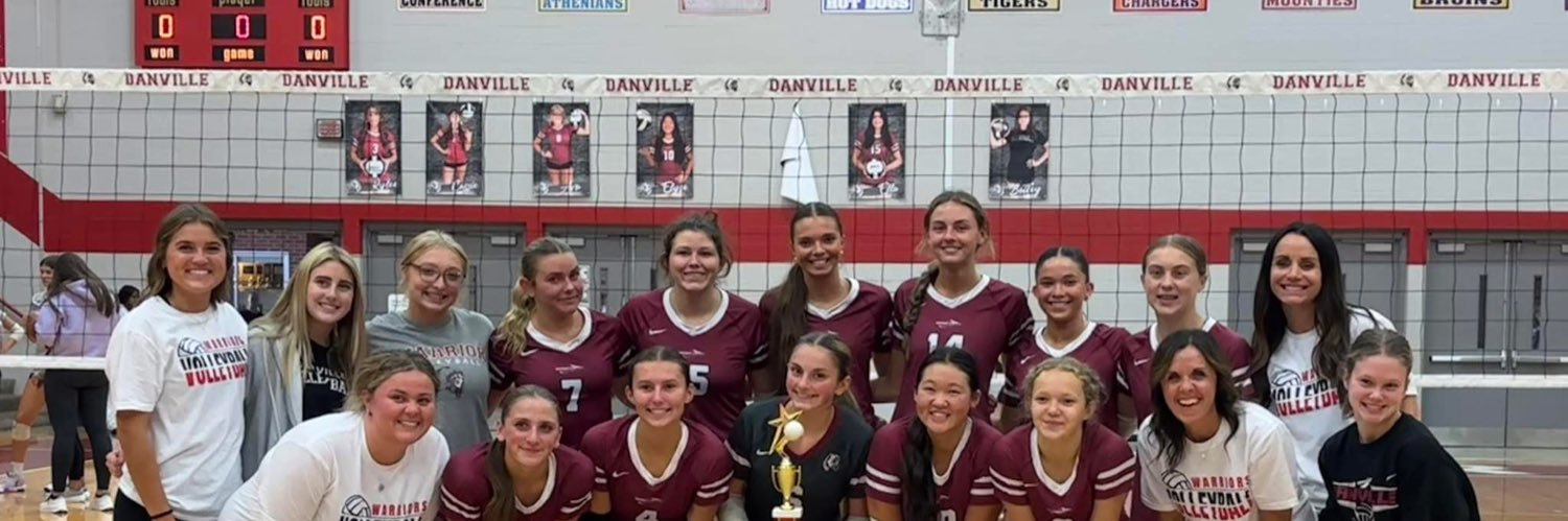 Danville Warrior Volleyball banner