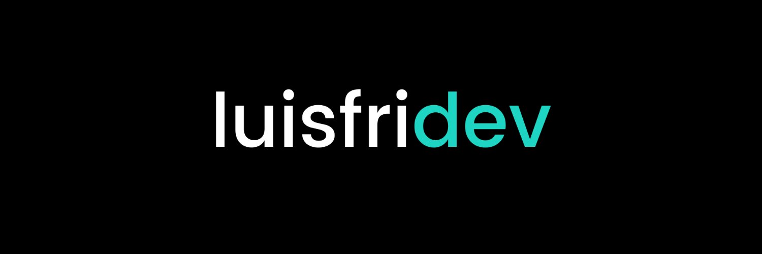 luisfridev's profile banner image