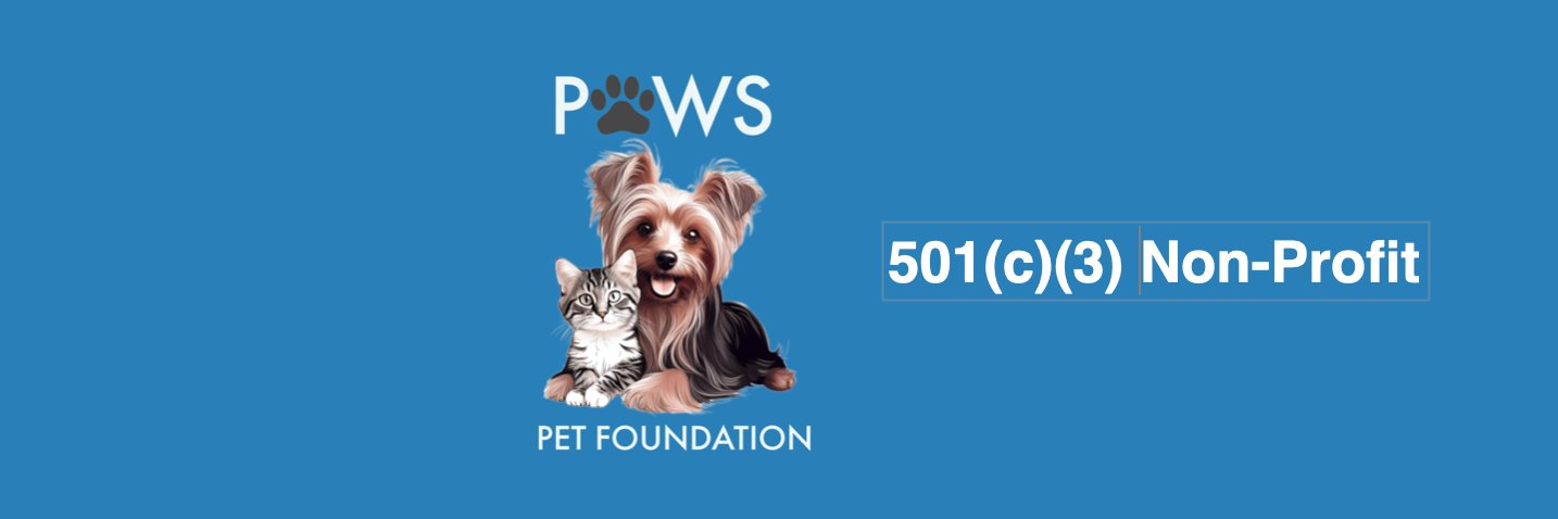 PAWS Pet Foundation banner