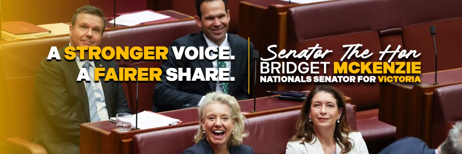 Senator The Hon. Bridget McKenzie banner