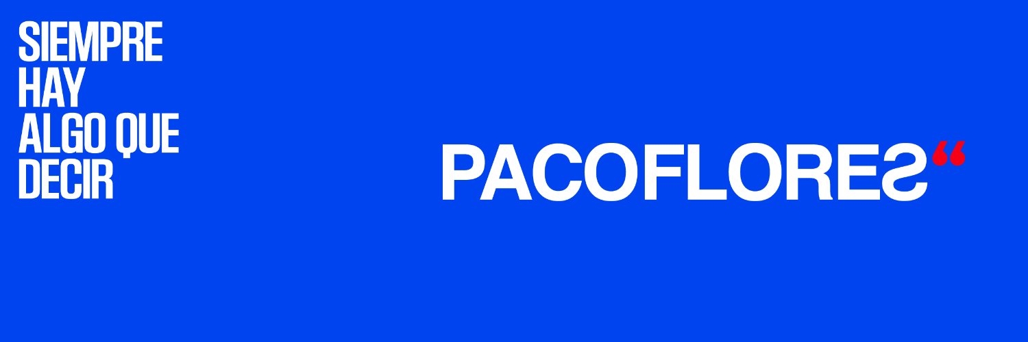 Paco Flores 🏳️‍🌈 🇵🇪 banner