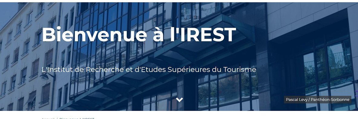 IREST - Paris 1 banner