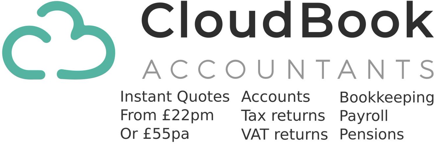 CloudBook Online Accountants from £22pm or £55pa Profile Banner
