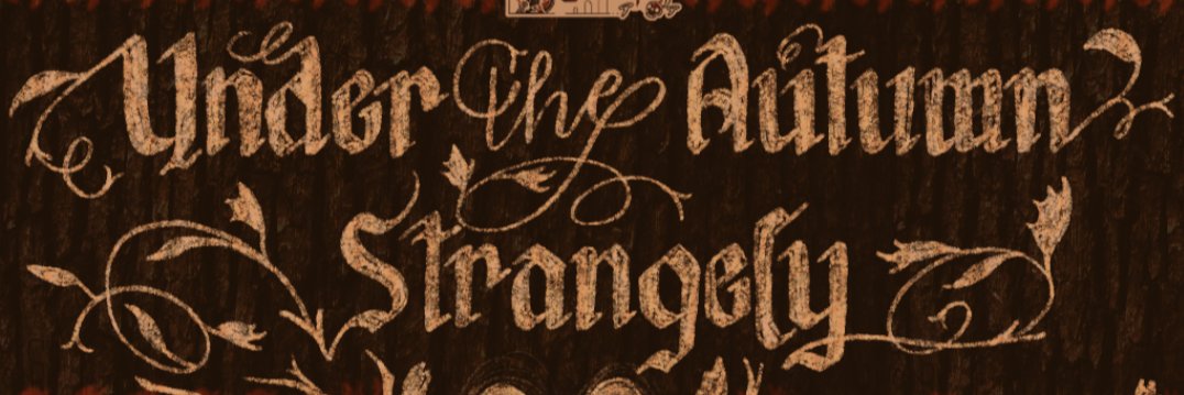 Under The Autumn Strangely banner