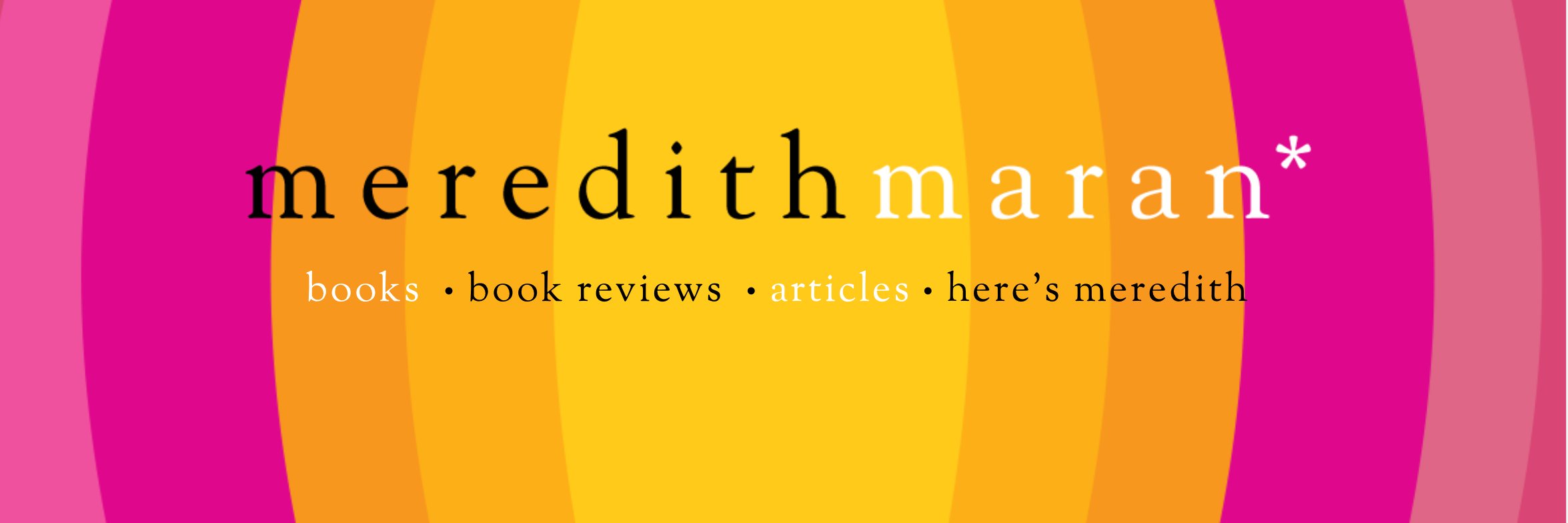 Meredith Maran banner
