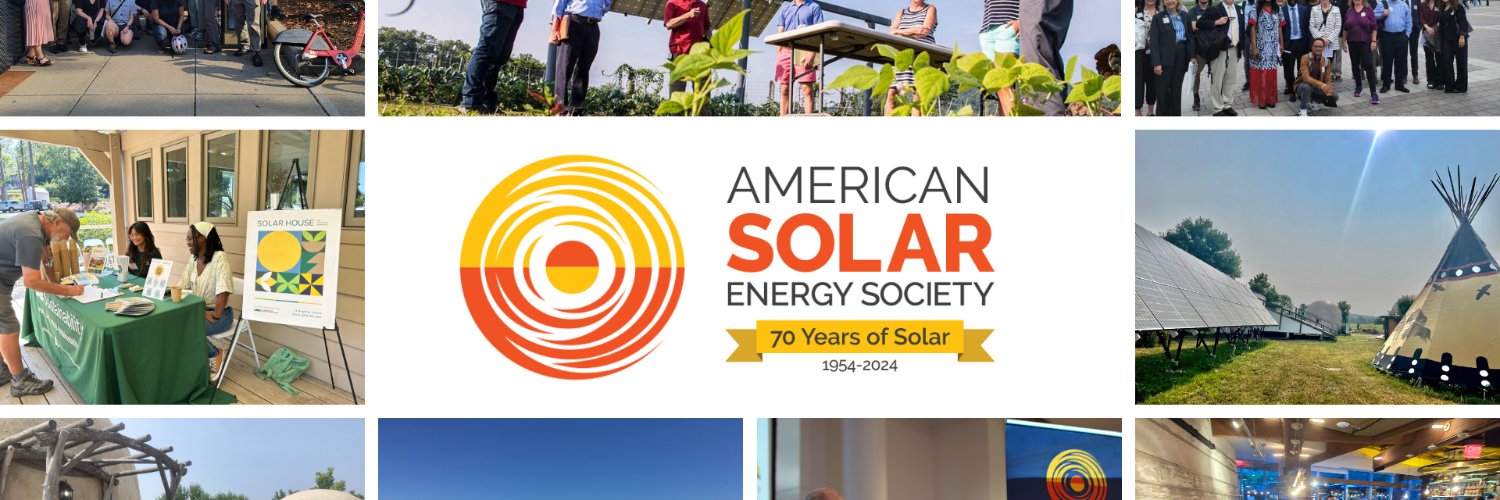 American Solar Energy Society banner