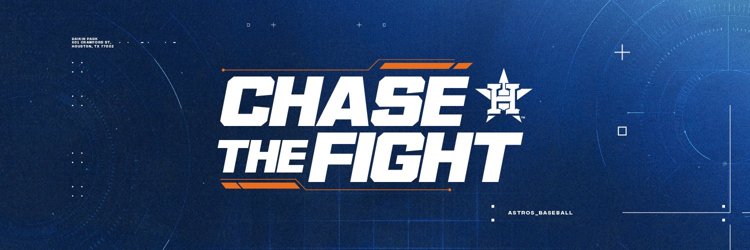 Twitter banner for @astros