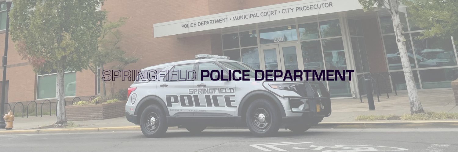 Springfield Police Department - Oregon banner