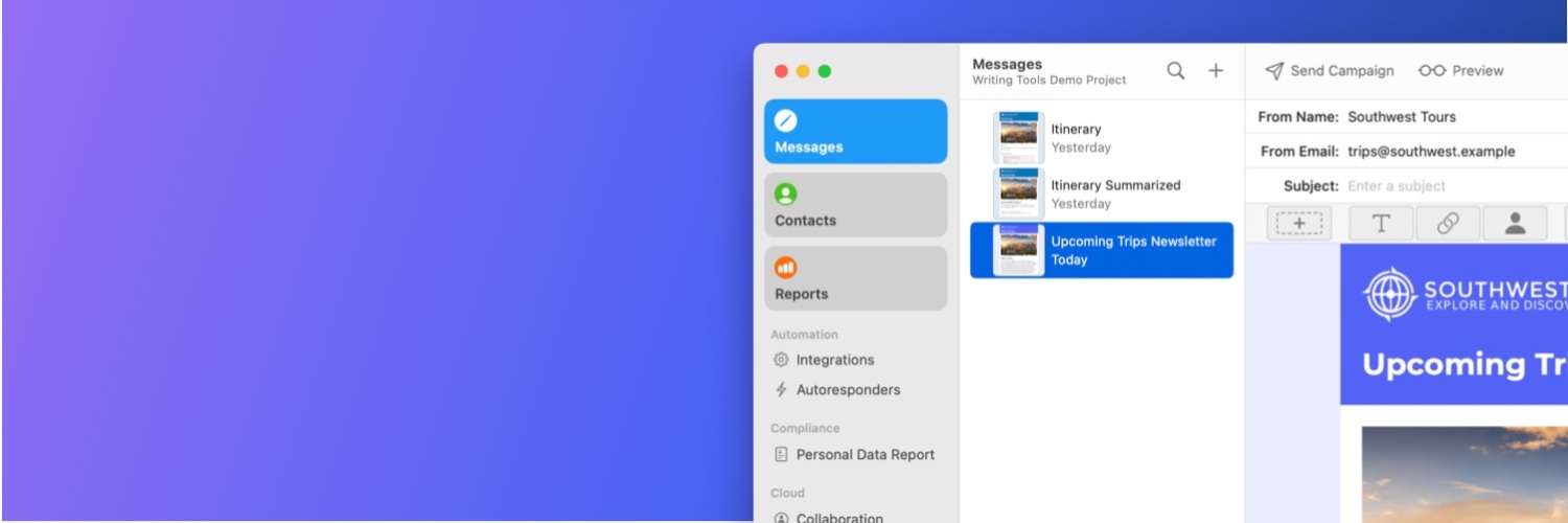 Direct Mail for Mac banner