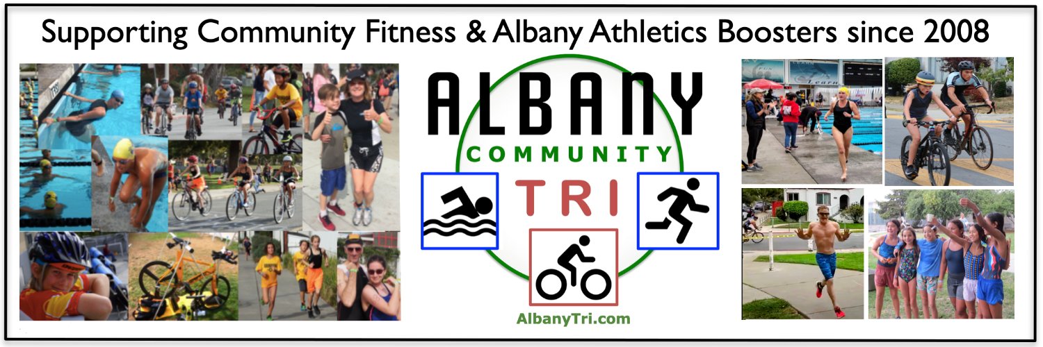 Albany, CA Triathlon banner
