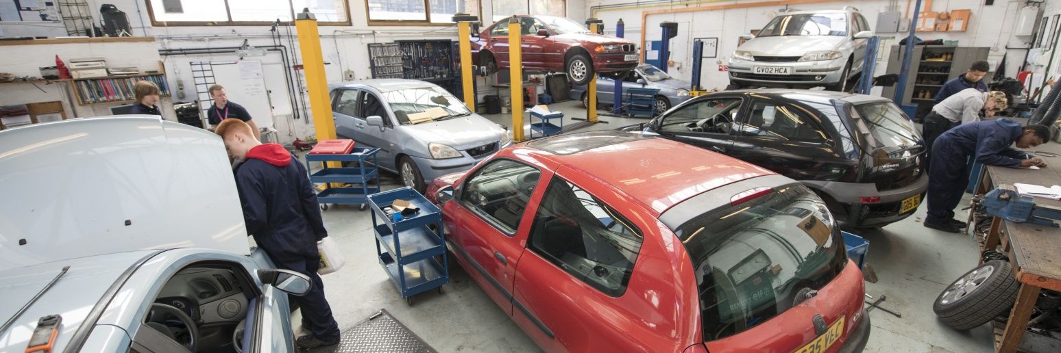 Broadstairs College Automotive & Engineering banner