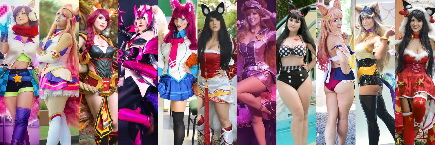 Aquela raposa arco-íris que faz Cosplay da Ahri banner