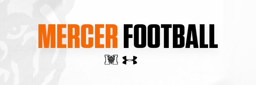 Mercer Football's banner