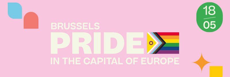 Brussels Pride - In the Capital of Europe banner