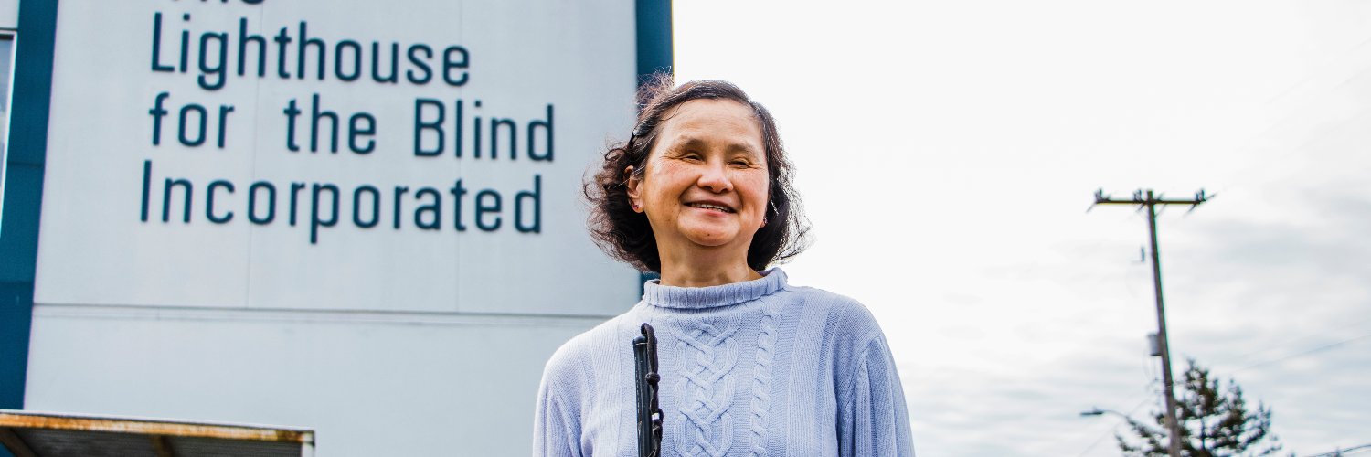 The Lighthouse for the Blind, Inc. banner