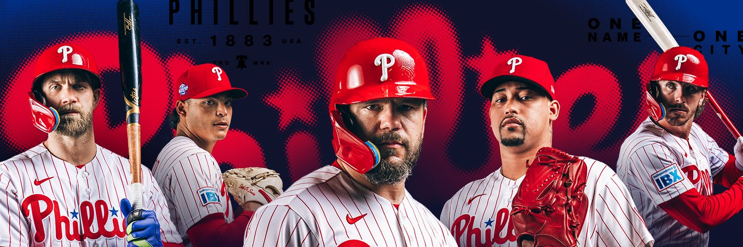 Twitter banner for @Phillies
