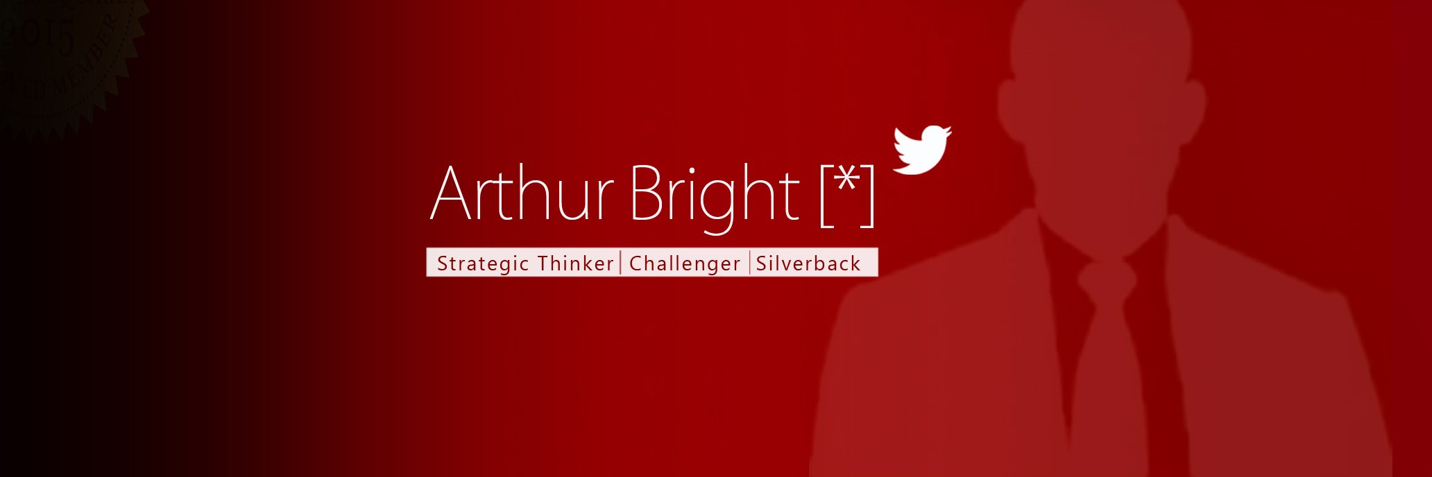 Arthur Bright banner
