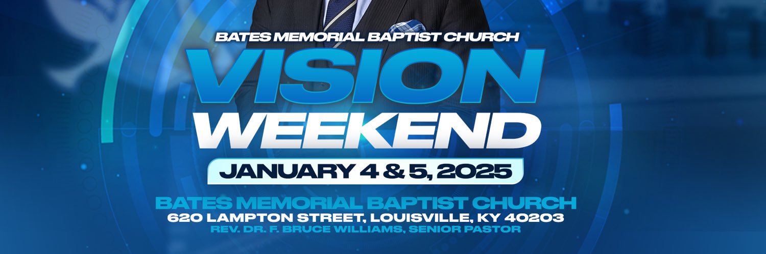 Bates Memorial Baptist Church banner